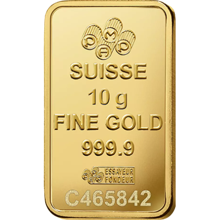 Sztabka Złota 10 gramów  PAMP LBMA