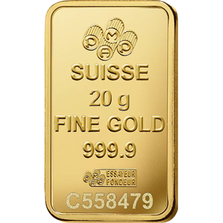 Sztabka Złota 20 gramów  PAMP LBMA