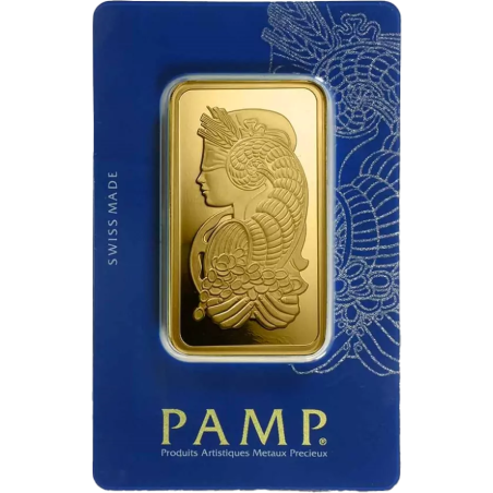 Sztabka Złota 100 gramów PAMP LBMA