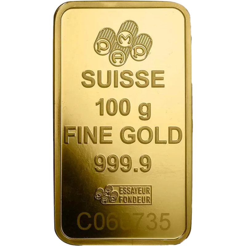 Sztabka Złota 100 gramów PAMP LBMA Sztabka Złota 100 gramów PAMP LBMA