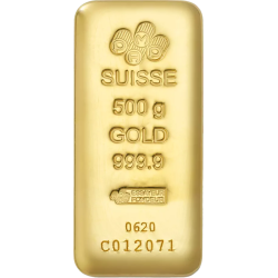 Sztabka Złota 500 gramów PAMP LBMA