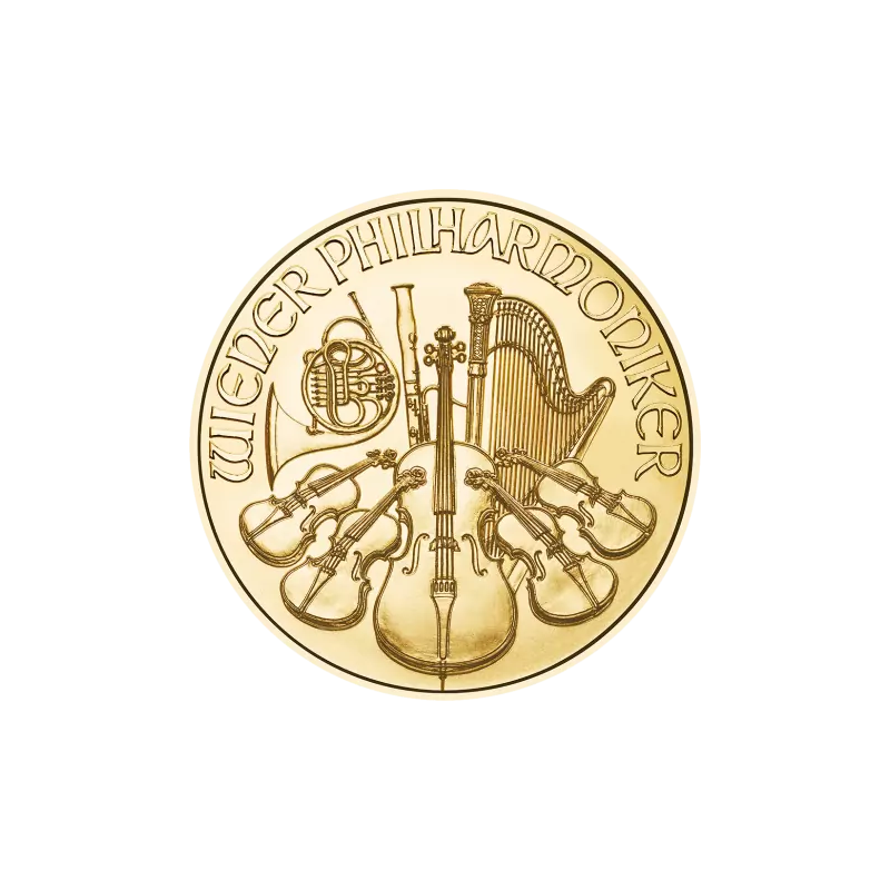 Złota moneta 1/4 uncji Wiedeński Filharmonik 2026 r Złota moneta 1/4 uncji Wiedeński Filharmonik 2026 r