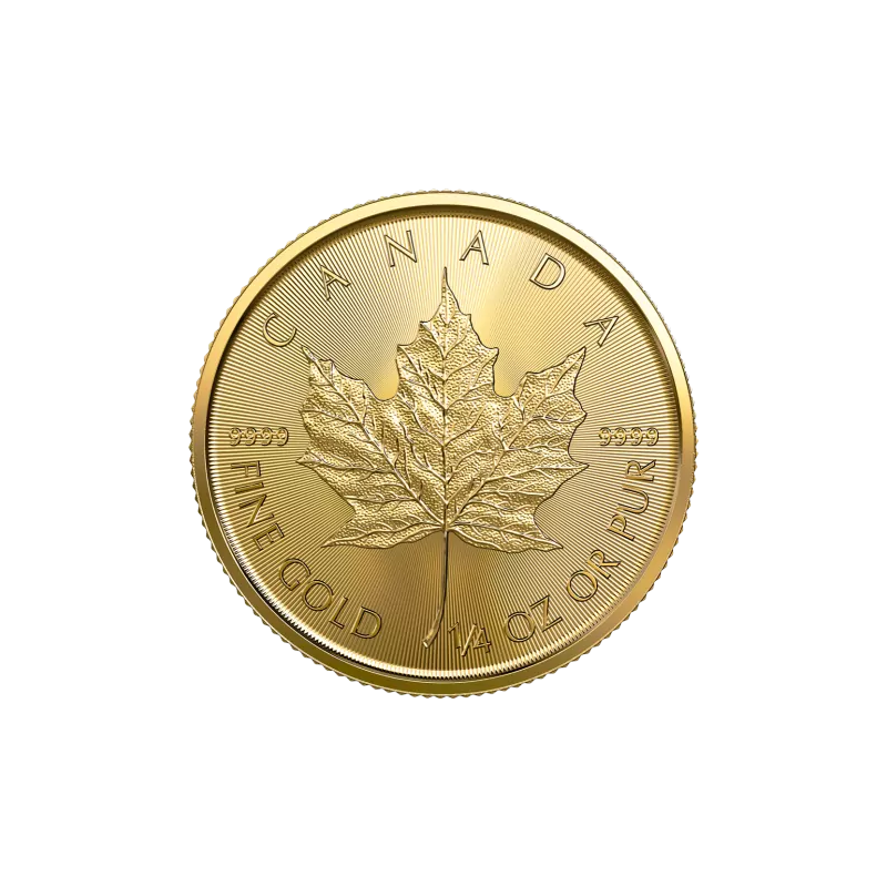 Złota Moneta 1/4 uncji Liść Klonu 2026 r
