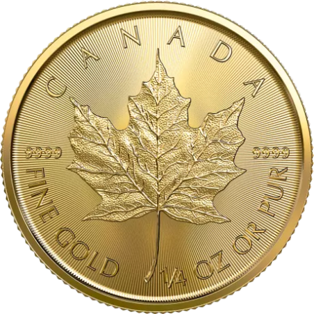 Złota Moneta 1/4 uncji Liść Klonu 2026 r