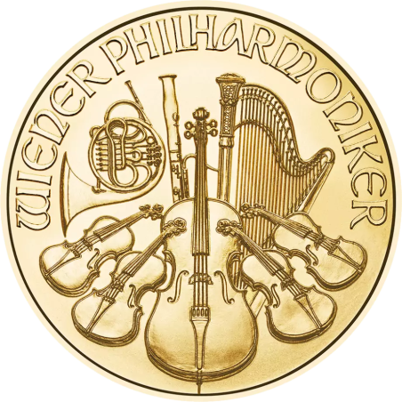 Złota moneta 1/2 uncji Wiedeński Filharmonik 2026 r