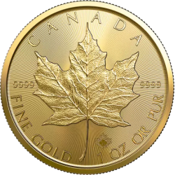 Złota moneta 1 uncja Liść Klonu 2026 r