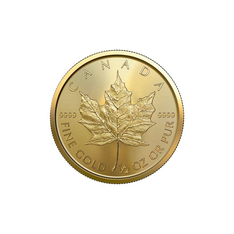 Złota Moneta 1/2 uncji Liść Klonu 2026 r