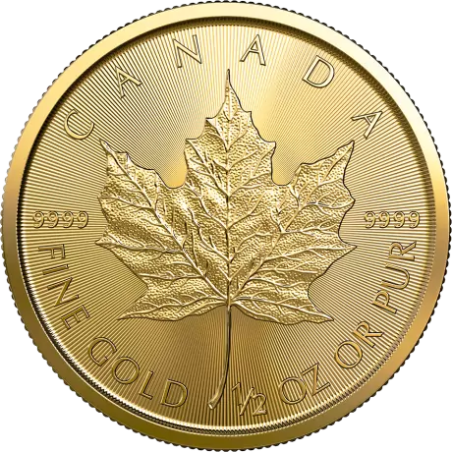 Złota Moneta 1/2 uncji Liść Klonu 2026 r
