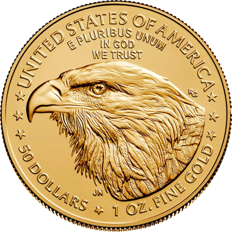 Złota moneta 1 uncja Amerykański Orzeł 2023 r