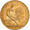 Złota Moneta 20 Franków Francja Au. 900