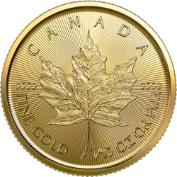 Złota Moneta 1/10 uncji Liść Klonu różne roczniki